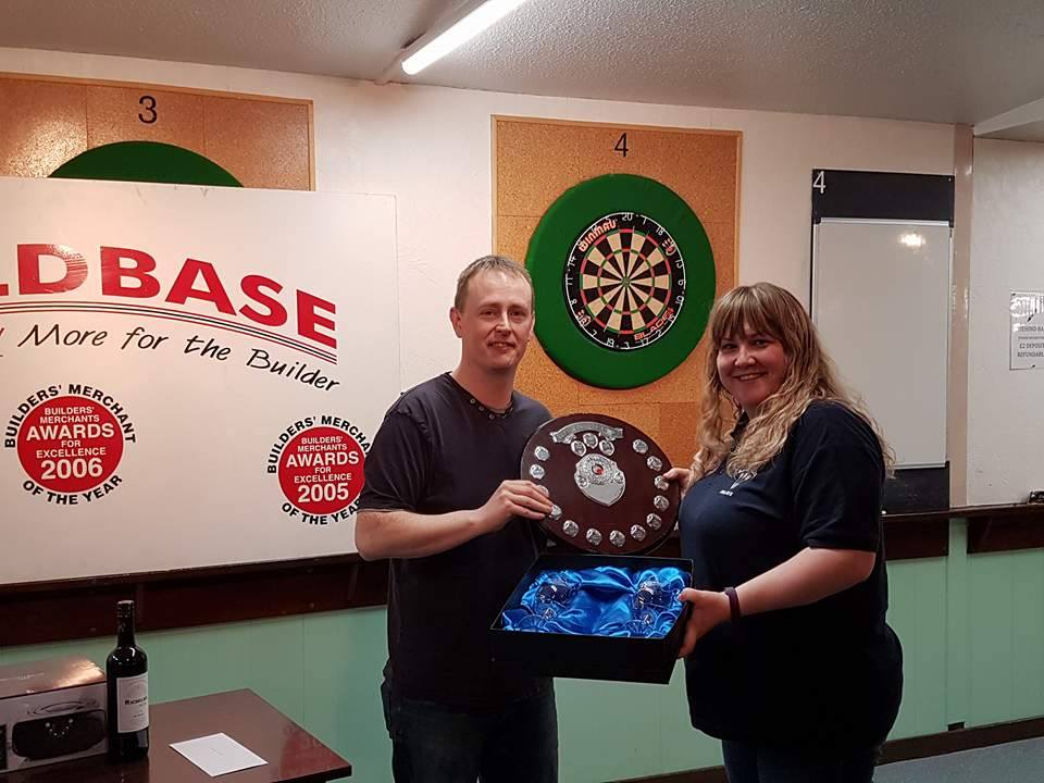 Neil wins Hay & Co Buildbase Darts Shield Shetland Darts Association